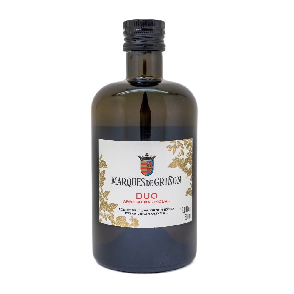 Aceite de Oliva Virgen Extra Marqués de Griñón DUO / Arbequina - Picual / 500 ml